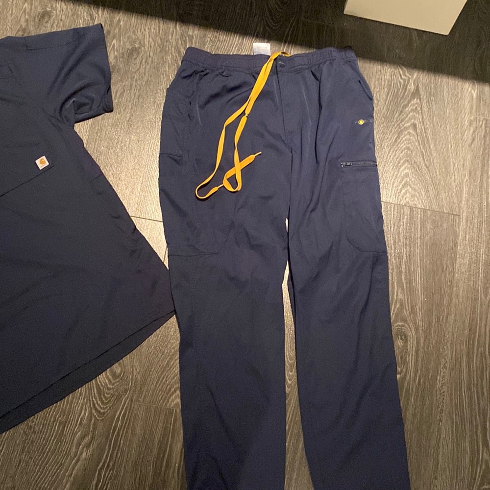 CARHARTT navy scrub pants. New without tags